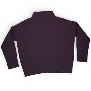 The Reset R Label Wool Cashmere Blend Sweater Plum Purple Size M